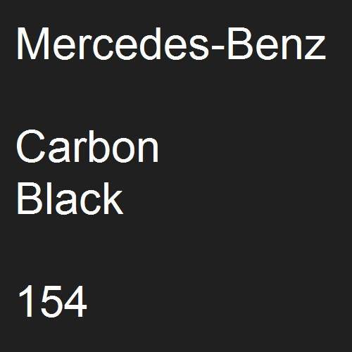 Mercedes-Benz, Carbon Black, 154.